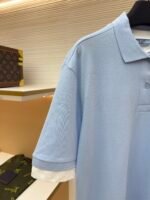 Prada jersey fake two-piece short-sleeved polo shirt - Image 4