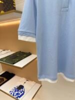 Prada jersey fake two-piece short-sleeved polo shirt - Image 19