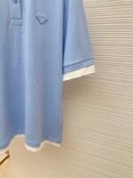 Prada jersey fake two-piece short-sleeved polo shirt - Image 17
