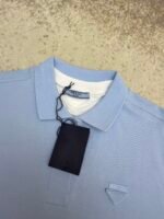 Prada jersey fake two-piece short-sleeved polo shirt - Image 14