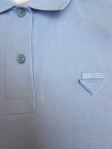Prada jersey fake two-piece short-sleeved polo shirt - Image 8