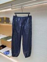 Louis Vuitton dark checkerboard track pants