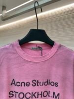 Acne Studios 1966 mud-dyed washed distressed short-sleeves - Image 3