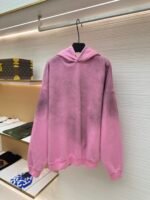 Acne Studios distressed printed hooded sweatshirt