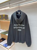 Acne Studios distressed printed hooded sweatshirt - Image 2
