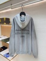 Acne Studios distressed printed hooded sweatshirt - Image 2