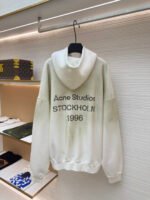 Acne Studios distressed printed hooded sweatshirt - Image 2
