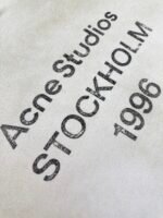 Acne Studios distressed printed hooded sweatshirt - Image 3