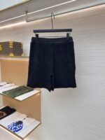 Louis Vuitton Checkerboard Cotton Terry Embroidered Shorts - Image 2