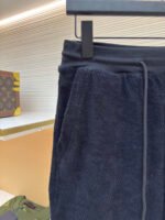 Louis Vuitton Checkerboard Cotton Terry Embroidered Shorts - Image 4