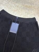 Louis Vuitton Checkerboard Cotton Terry Embroidered Shorts - Image 13