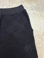 Louis Vuitton Checkerboard Cotton Terry Embroidered Shorts - Image 11