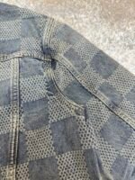 Louis Vuitton yellowed checkerboard denim jacket - Image 20