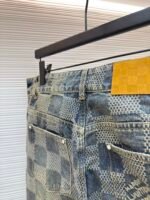 Louis Vuitton yellowed checkerboard jeans - Image 12
