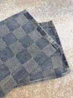 Louis Vuitton yellowed checkerboard jeans - Image 6