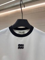 MiuMiu embroidered logo long sleeve - Image 3