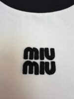 MiuMiu embroidered logo long sleeve - Image 6