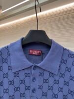 Gucci Drape-dyed jacquard POLO shirt - Image 3
