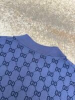 Gucci Drape-dyed jacquard POLO shirt - Image 11