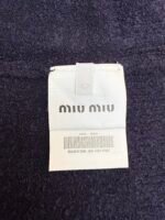 MIUMIU embroidered teddy fur crew neck sweater - Image 19