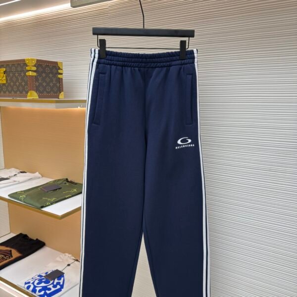 Balenciaga embroidered trim track pants