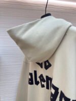 Balenciaga embossed paper tape letter printed hooded sweatshirt - Image 9