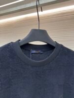 LOUIS VUITTON checkerboard cotton looped embroidered short sleeved shirt - Image 3