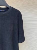 LOUIS VUITTON checkerboard cotton looped embroidered short sleeved shirt - Image 5