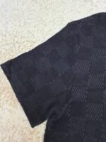 LOUIS VUITTON checkerboard cotton looped embroidered short sleeved shirt - Image 11