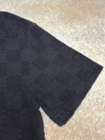 LOUIS VUITTON checkerboard cotton looped embroidered short sleeved shirt - Image 12