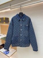 LOUIS VUITTON nigo boot thread embroidered denim jacket