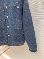 LOUIS VUITTON nigo boot thread embroidered denim jacket - Image 7