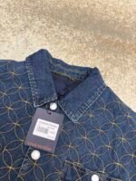 LOUIS VUITTON nigo boot thread embroidered denim jacket - Image 10