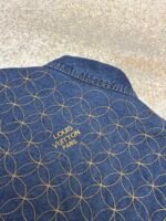 LOUIS VUITTON nigo boot thread embroidered denim jacket - Image 11