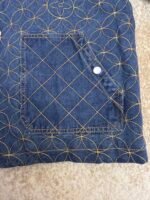 LOUIS VUITTON nigo boot thread embroidered denim jacket - Image 14