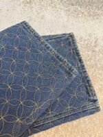LOUIS VUITTON nigo boot thread embroidered denim shorts - Image 15