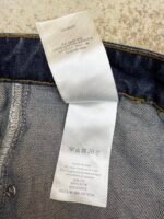 LOUIS VUITTON nigo boot thread embroidered denim shorts - Image 18