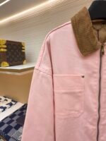 LOUIS VUITTON Splicing Collar Jacket Coat - Image 4