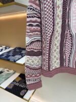 Louis Vuitton NigoMonogram floral jacquard heavy half-zip stand-up collar sweater - Image 5