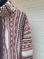 Louis Vuitton NigoMonogram floral jacquard heavy half-zip stand-up collar sweater - Image 7