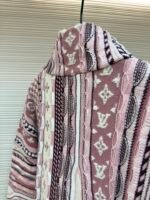 Louis Vuitton NigoMonogram floral jacquard heavy half-zip stand-up collar sweater - Image 15