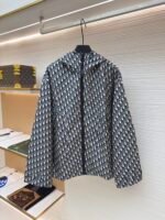 BURBERRY warhorse double-sided cashmere plaid hooded jacket