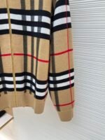 BURBERRY warhorse double-sided cashmere plaid hooded jacket - Image 9