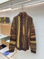 Louis Vuitton NigoMonogram floral jacquard heavy half-zip stand-up collar sweater - Image 2