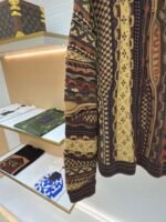 Louis Vuitton NigoMonogram floral jacquard heavy half-zip stand-up collar sweater - Image 6