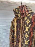 Louis Vuitton NigoMonogram floral jacquard heavy half-zip stand-up collar sweater - Image 17