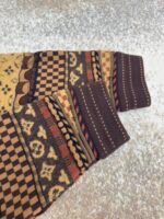 Louis Vuitton NigoMonogram floral jacquard heavy half-zip stand-up collar sweater - Image 12