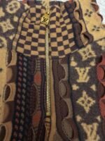 Louis Vuitton NigoMonogram floral jacquard heavy half-zip stand-up collar sweater - Image 8