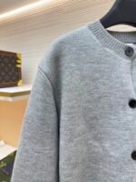 MIUMIU embroidered teddy fur crew neck sweater - Image 4