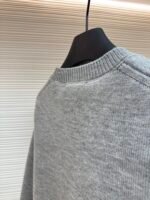 MIUMIU embroidered teddy fur crew neck sweater - Image 12